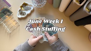 June Week 1 Cash Stuffing | £225 | UK Cash Stuffer