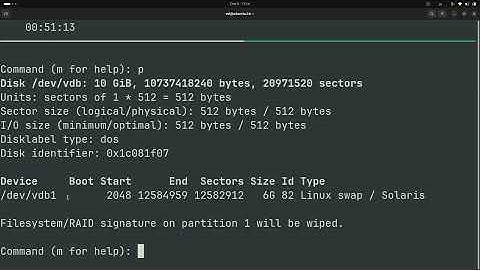 Linux RHCSA - LPIC1 - swapfile and swap partition