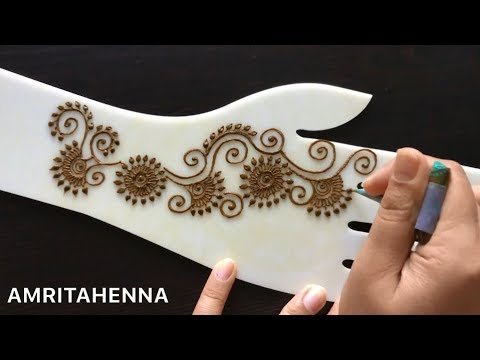 Learn Cute Beginner Mehndi Design Easy Simple Henna Mehendi For