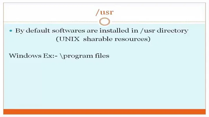 Linux - learn linux file system hierarchy less then 3 min with windows path examples