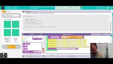 Code.org - Event-Driven Programming in App Lab: Building an App: Color Sleuth #10