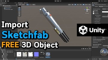 Download และ Import FREE 3D Object จาก Sketchfab