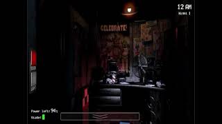 Five Nights at Freddy's 1 Mistake Gameplay - FNAF 1 Nights 4 Glitch [REMASTERED]