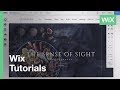 Wix.com | Menus and Pages Part 2