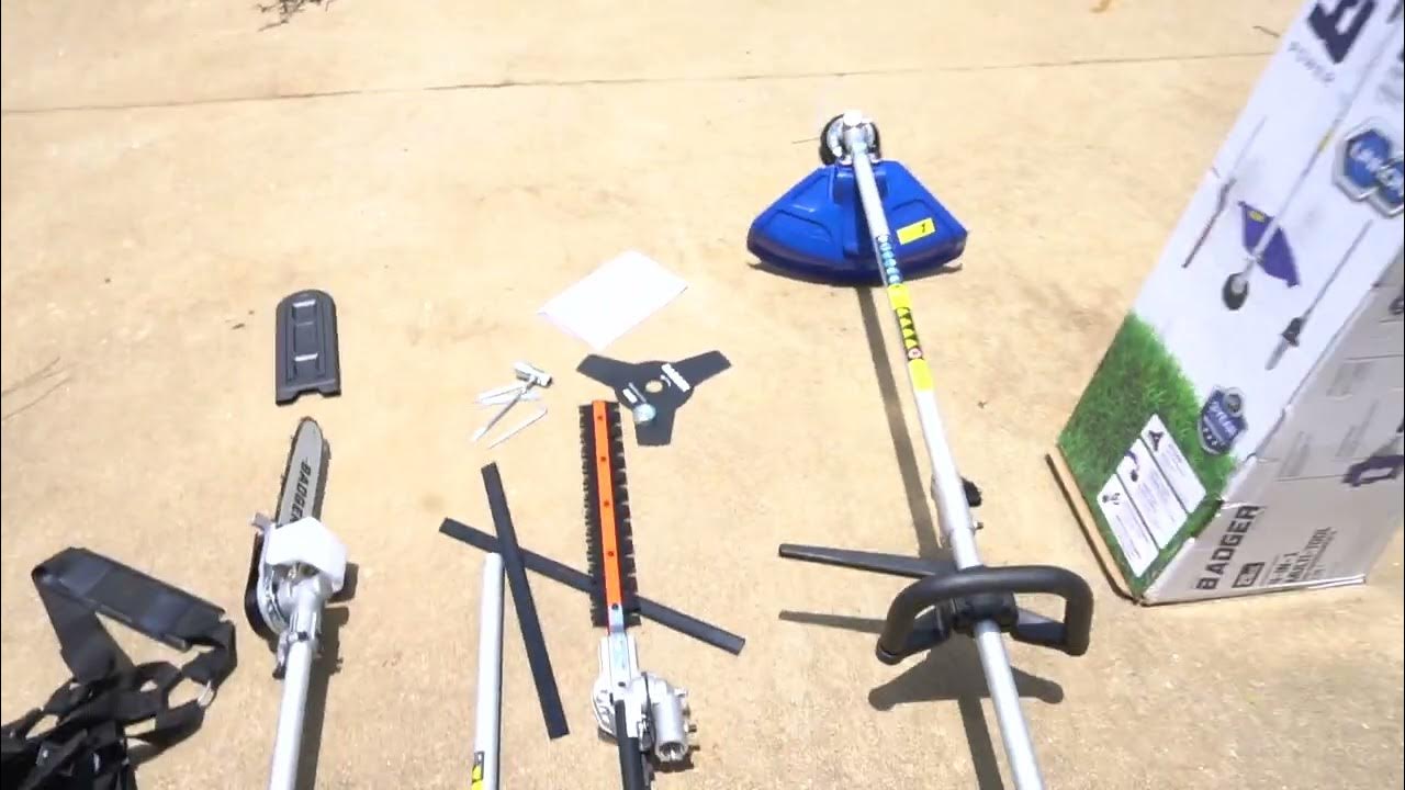 WILD BADGER POWER 26cc Weed Eater/Wacker Gas Powered, Pole Saw, Hedge