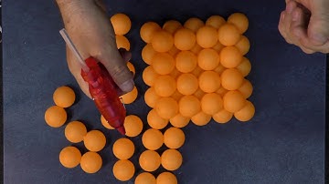 How I made 91 Ping Pong Balls into a lamp  Shade Tangobaldy™