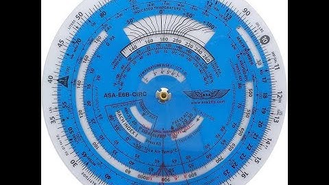 E6B Circular Flight Computer Tutorial (US Navy IFS)