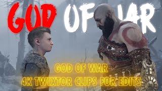 Kratos Twixtor 4K60Fps God Of War 3,4&Ragnarok Twistor Kratos Verse