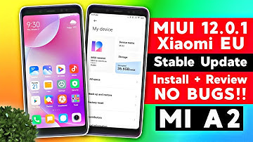 MIUI 12.0.1 Xiaomi EU Stable Update for Mi A2 | Install & Review | No BUG!!😄