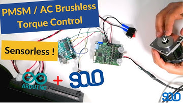 How to Control Torque of your Brushless Motor (PMSM) using Arduino and SOLO | Sensorless