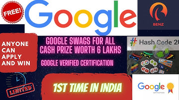 Google Hash Code 2021 | google coding challenge | Free Google Goodies Swags | google certificate