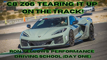 Pushing the C8 Z06  HARD ON THE TRACK at Ron Fellows  with GoPro and PDR footage!