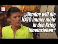 „Ukraine hat Interessen, die nicht unsere sind“ I Sahra Wagenknecht bei Viertel nach Acht
