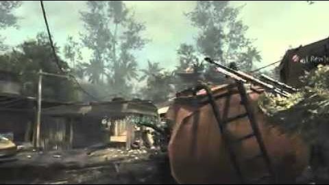 MW3 : Insane Throwing Knife Kill ( Across The Map