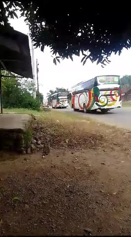 Terpantau 3 Unit Bus NPM Konvoi Arah Rantau
