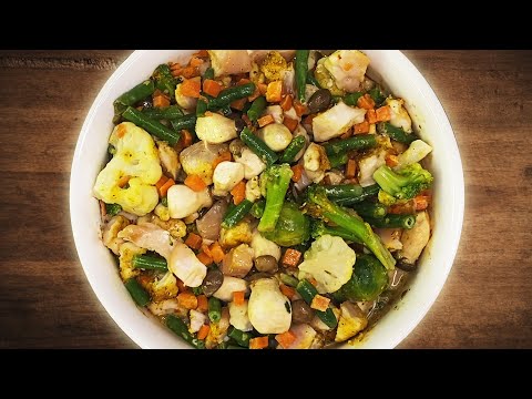 Куриная грудка с овощами и грибами в духовке. Рагу с мясом и овощами