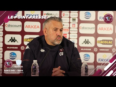 Aperçu de la vidéo « Le point presse veille de match avant UBB - Racing 92 »