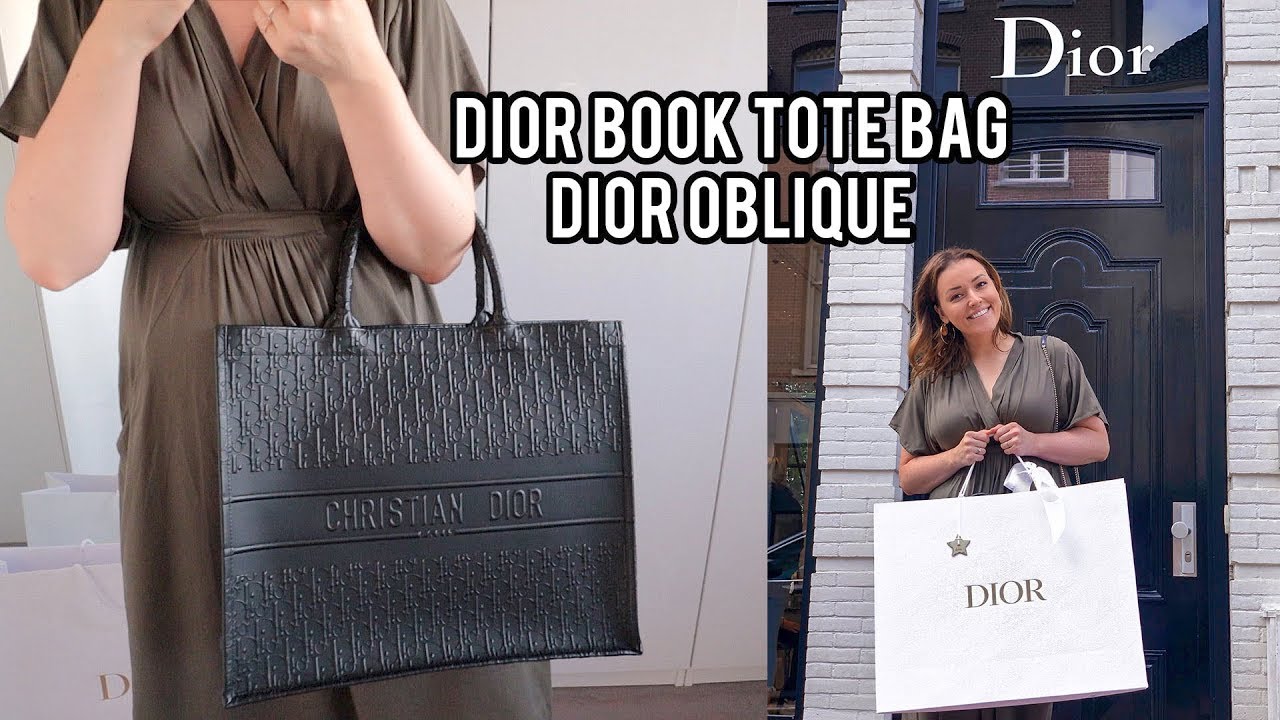 Ik heb een nieuwe DIOR handtas gekocht! Dior Book Tote Bag In Dior Oblique | Beautygloss