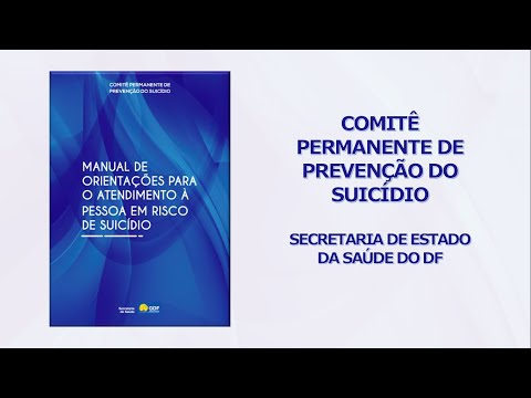 Manual de Orientações para o atendimento à pessoa em risco de suicídio - parte 3 de 5