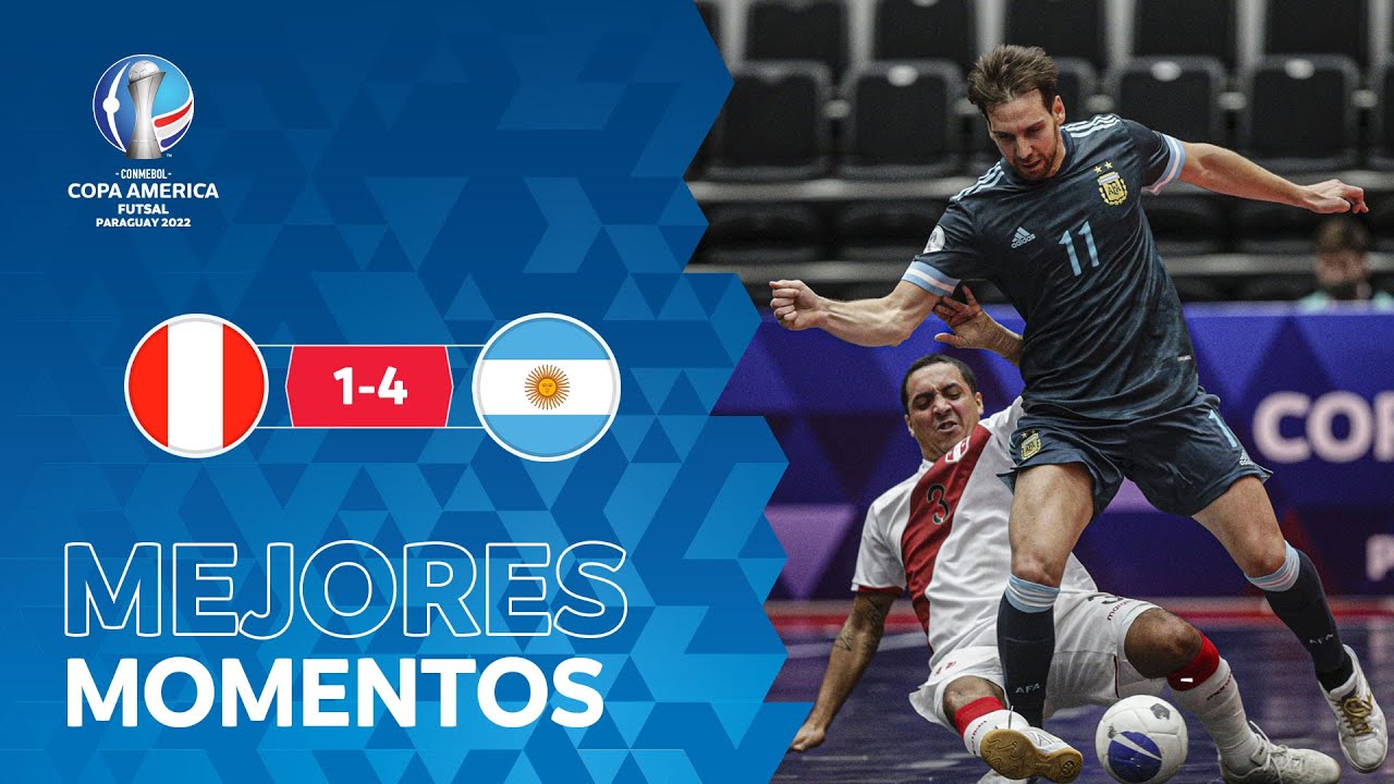 Thumbnail do vídeo: CA Futsal Highlights | Perú 1-4 Argentina