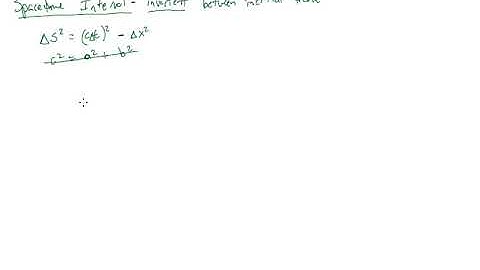 Lecture 6   Spacetime Interval