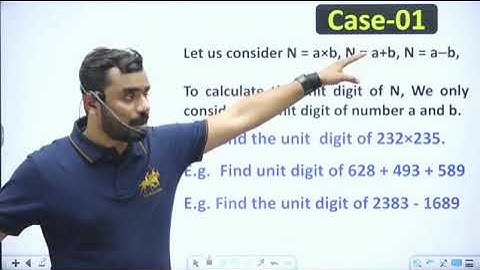 Number System Class 5(Unit digit 1) Aditya Ranjan Sir