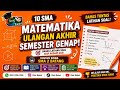 No.16-20 Soal Latihan Ulangan Semester Genap MATEMATIKA Kelas 10 SMA 2 BATANG (SEMESTER 2)