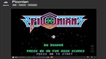 PICONIAN on Pico-8 by Aquova