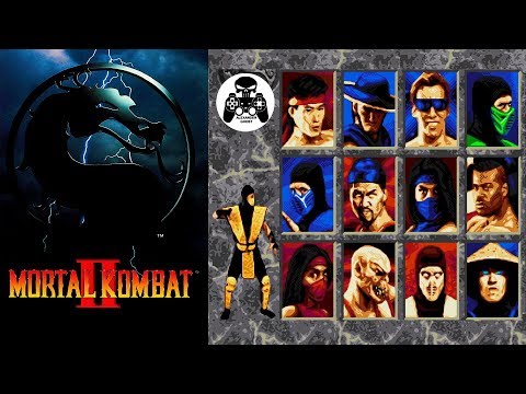 Видео: Mortal Kombat 2 SEGA/Genesis / прохождение Scorpion [60fps]