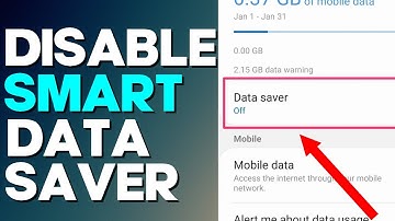 How to Disable Smart Data Saver on Android Phone