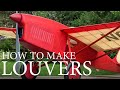 Modeling Tutorial - How to Make Louvers From Lightweight Cardstock