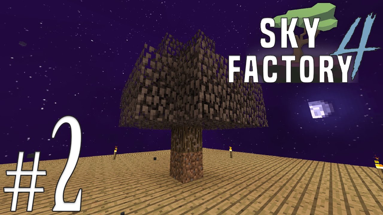 Sky Factory 4 Ep.2 Iron sapling! 4K60 CZ/SK YouTube