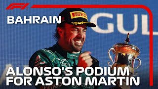 Fernando Alonso On The Podium! | 2023 Bahrain Grand Prix