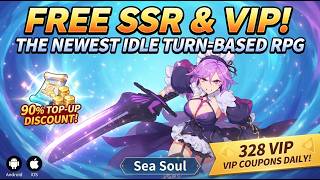 मुफ़्त SSR और VIP! सबसे नया आइडल टर्न-बेस्ड RPG - Sea Soul (Android/iOS) screenshot 4