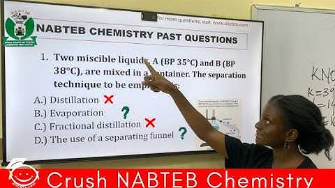 NABTEB 2025 Chemistry | Most Likely Past Questions & Solutions