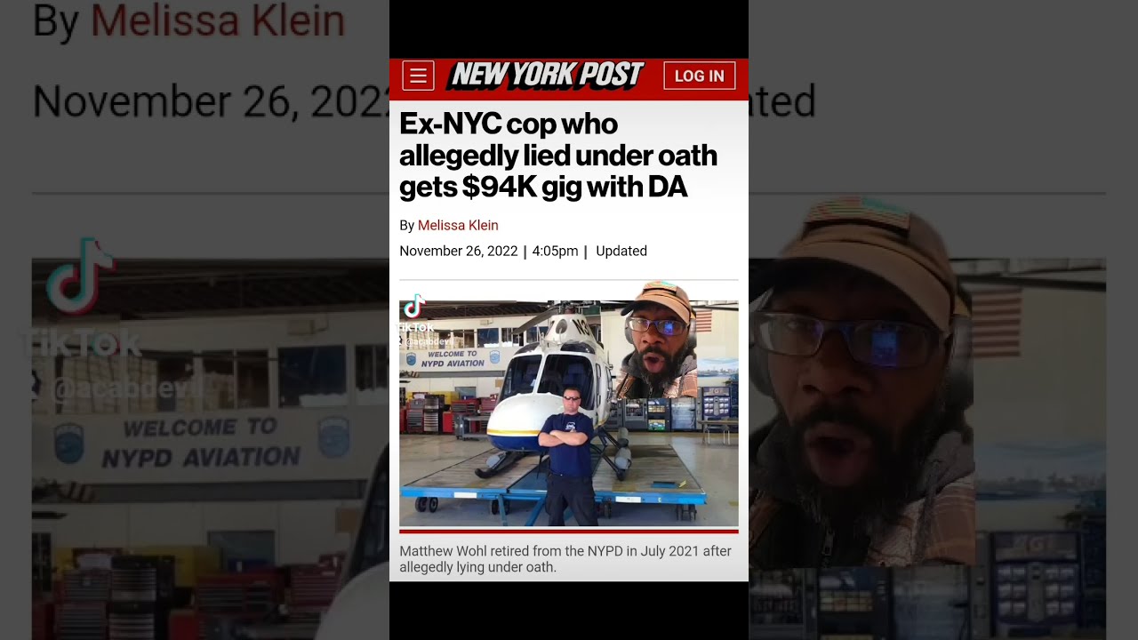 ⁣Ex-NYPD cop who lied under oath gets $94k job with the DA. #newyork #nypd #nyc #ny #shorts