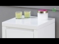 White Gloss Bedside Table