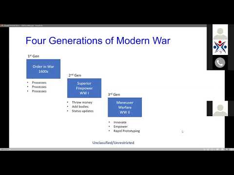 NMA webinar The Art of War...from the Broadsword to the Boardroom facilitated by Patrick Valko.