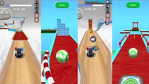 SKY ROLLING BALL 3 VS GOING BALL GAME PLAY WALKTHROUGH IOS END ANDROID MOBILE GAMEPLAY SPEED RUN