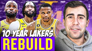 Trading Lebron & AD | 10 Year Los Angeles Lakers Rebuild | NBA 2K23