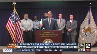 U.S. Attorney's Office announces resources for ex-inmates
