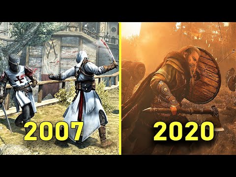 Evolution of Combat in Assassin's Creed Games | 2007 - 2020 | PS3 - PS5