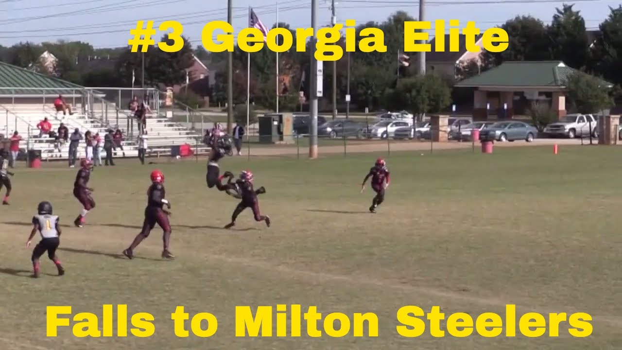 Milton Steelers -25 vs #3 Georgia Elite -13 *12U