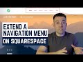 Extend Header Navigation Menu Width on Squarespace