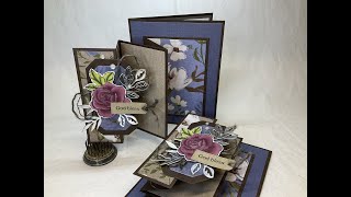 Layers of Beauty - Avid Stampers FREE Card Kits (2 of 3) -  Accordion Fun Fold  Card
