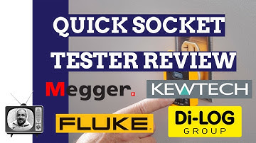 Electrician tools Socket tester review Fluke, Di log, Kewtech, socket & see many more