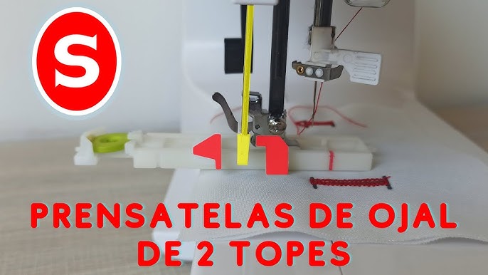 Prensatelas para máquina de coser doméstica, con broche