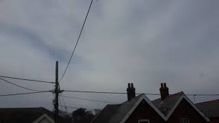 9th March 2019 time lapse sky. Sunset. Chem sky