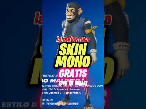 COMO DESBLOQUEAR LA SKIN DEL MONO MALDITO GRATIS EN FORTNITE MARES #FORTNITE  #SPRITES  #HALLOWEEN