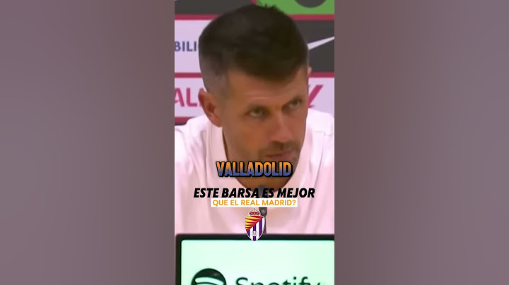 A Paulo Pezzolano le preguntan por el Madrid y el Barcelona. #realmadrid #fcbarcelona #valladolid